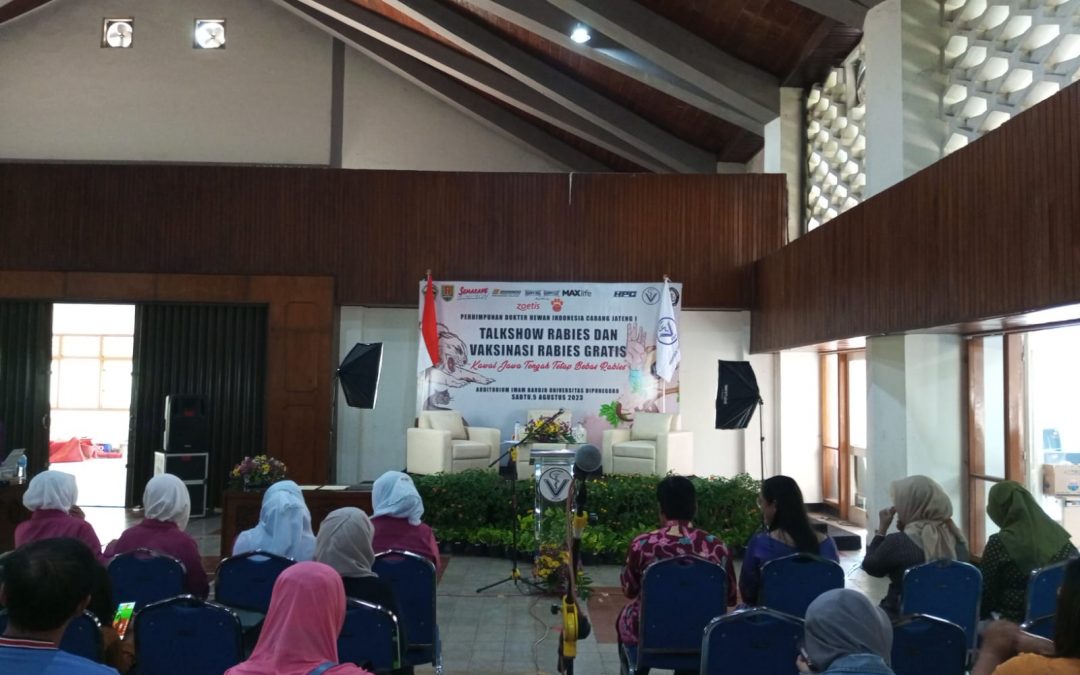 Master of Epidemiology at Diponegoro University in Collaboration with PDHI Central Java 1 Holds Talkshow and Free Rabies Vaccination